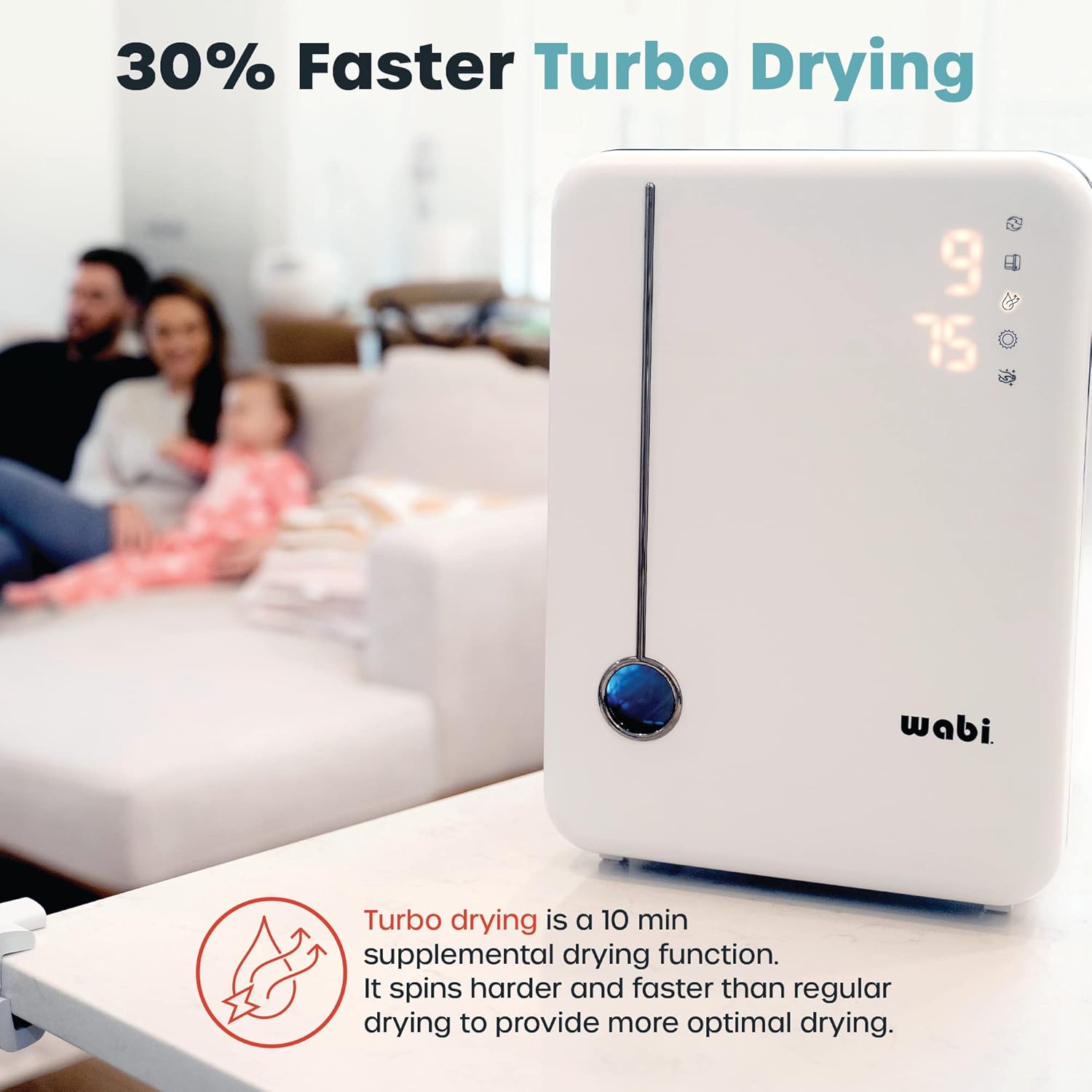 Wabibaby UVC Led Sanitizer & Dryer Ultra V2.0 White