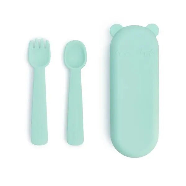 WE MIGHT BE TINY FEEDIE FORK & SPOON SET - baby enRoute