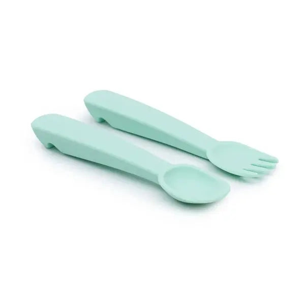 WE MIGHT BE TINY FEEDIE FORK & SPOON SET - baby enRoute