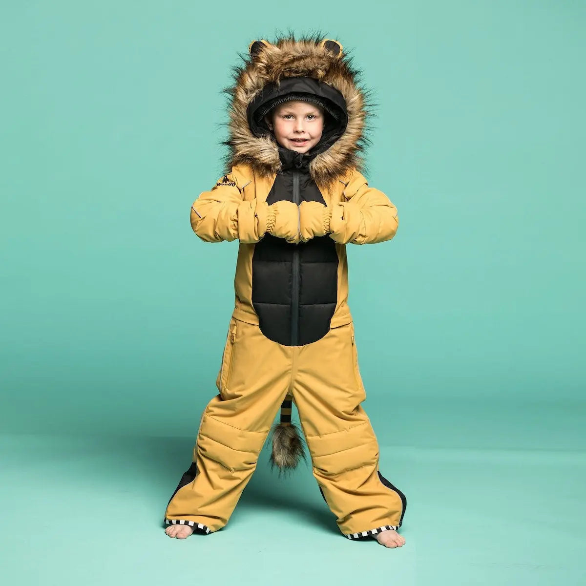 WEEDO LIODO LION SNOWSUIT + MATCHING GLOVES - baby enRoute