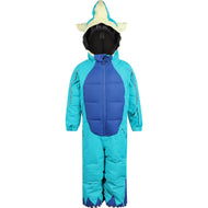 Weedo Blue Mondo Monster Snowsuit + Matching Gloves