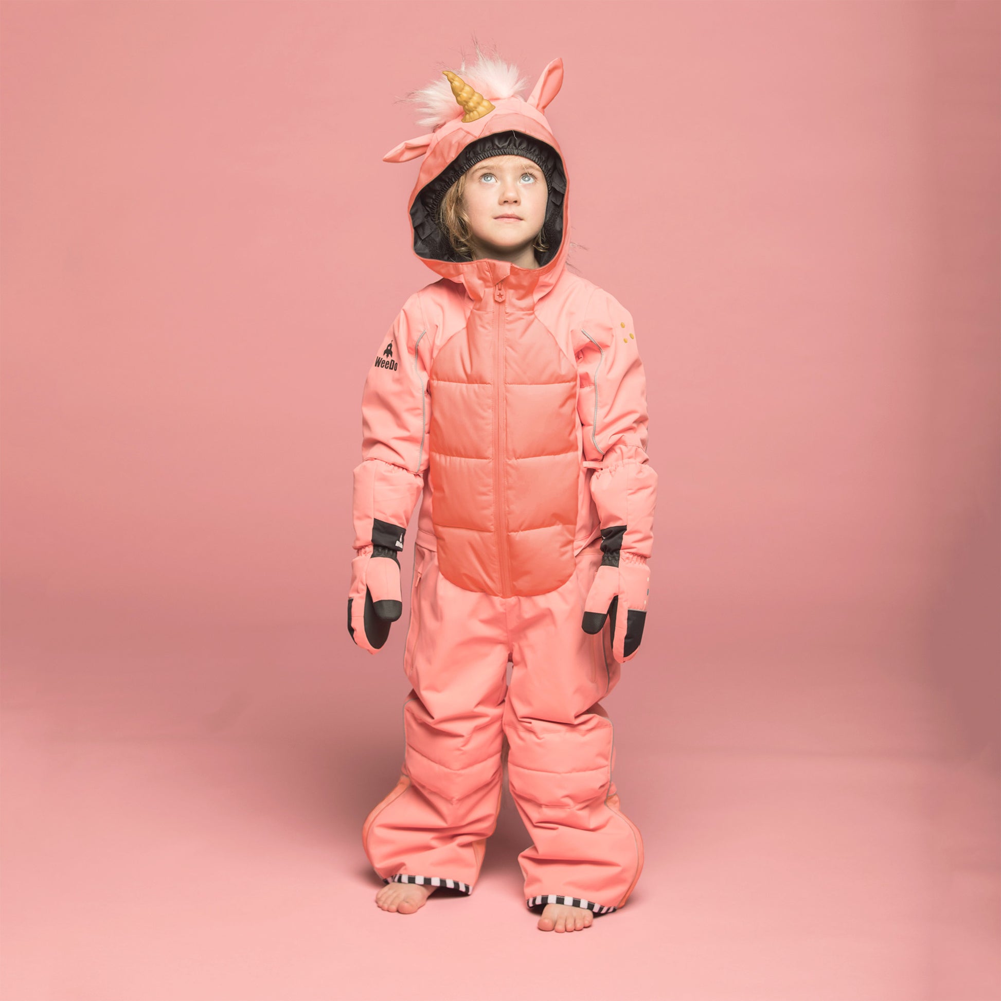 WEEDO GOLD UNIDO UNICORN SNOWSUIT