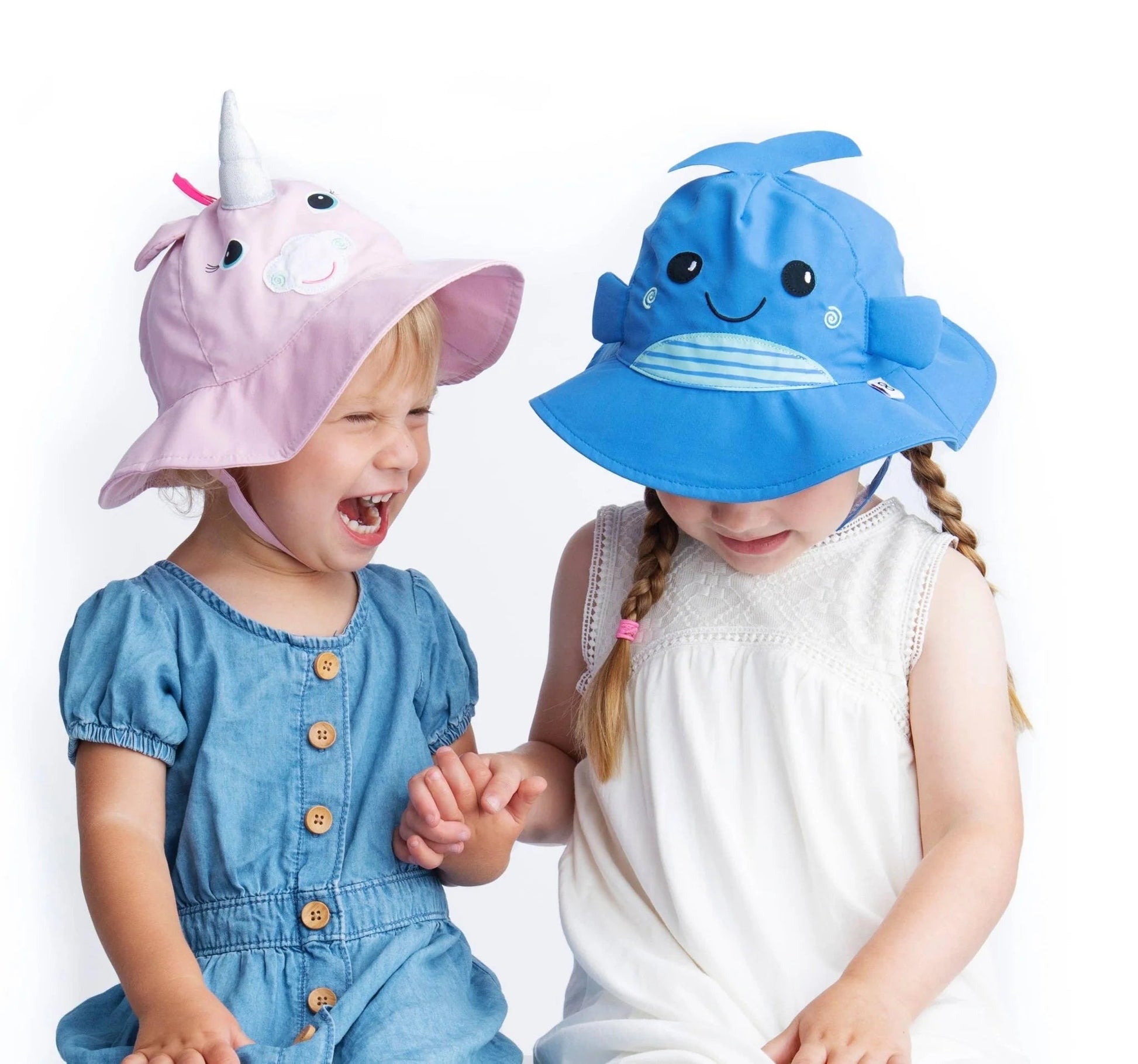 ZOOCCHINI BABY/TODDLER SUN HAT WHALE