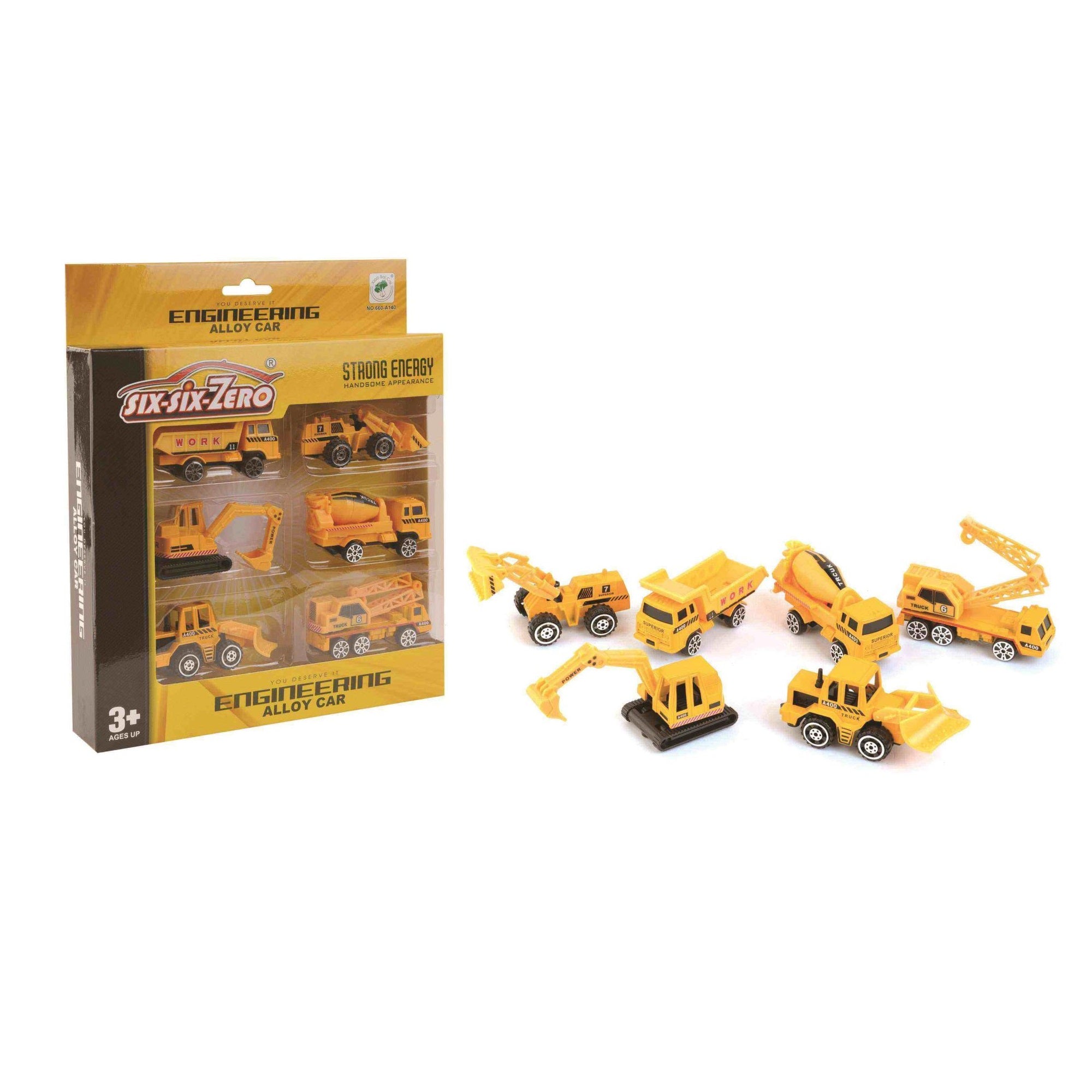 Handsome Construction Car Set 6pcs