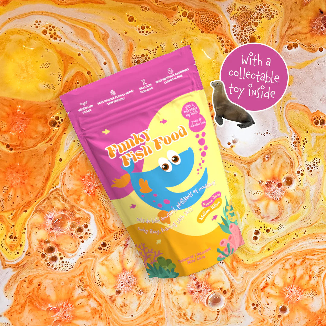 LOOT TOY CO FUNKY FISH FOOD - MELLOW YELLOW