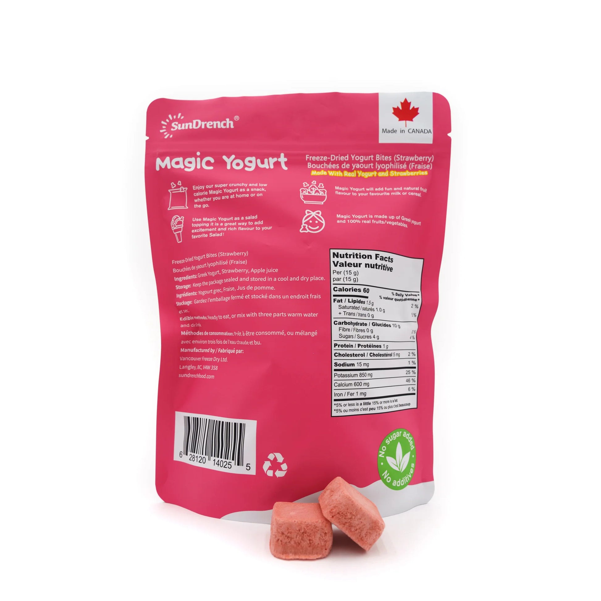 SUNDRENCH MAGIC YOGURT STRAWBERRY 84G
