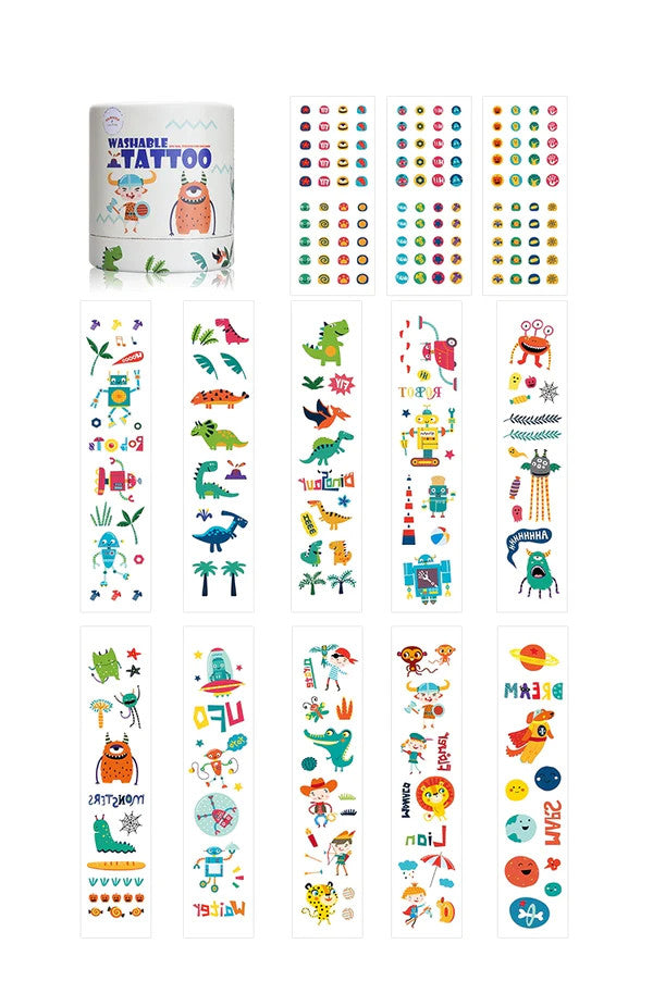 FLOWER MONACO WASHABLE TATTOO VIKING - baby enRoute