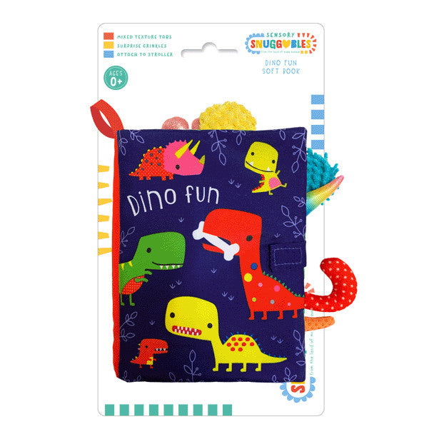 MAKE BELIEVE IDEAS DINO FUN CLOTH BOOK