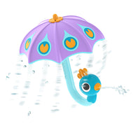 Yookidoo Fill 'N' Rain Peacock Umbrella Purple