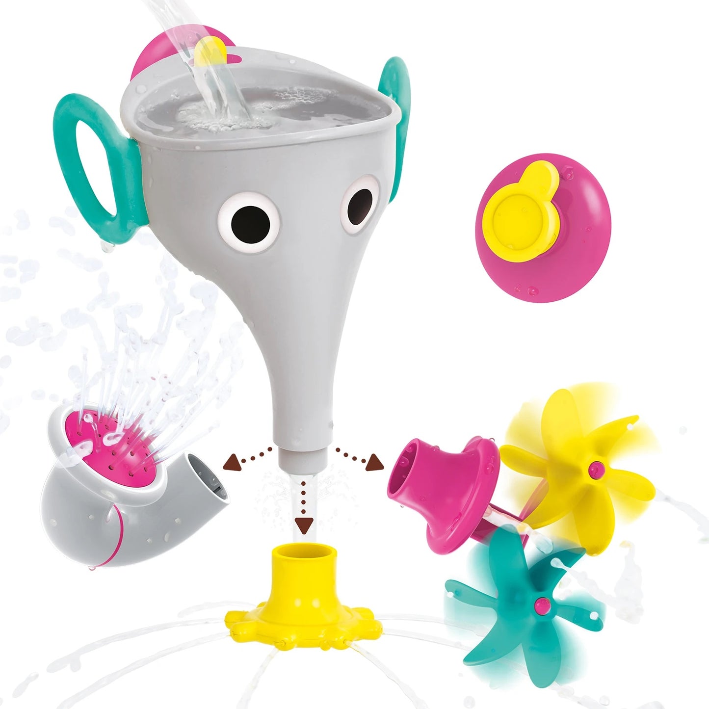 YOOKIDOO FUNELEFUN FILL 'N' SPRINKLE GREY - baby enRoute