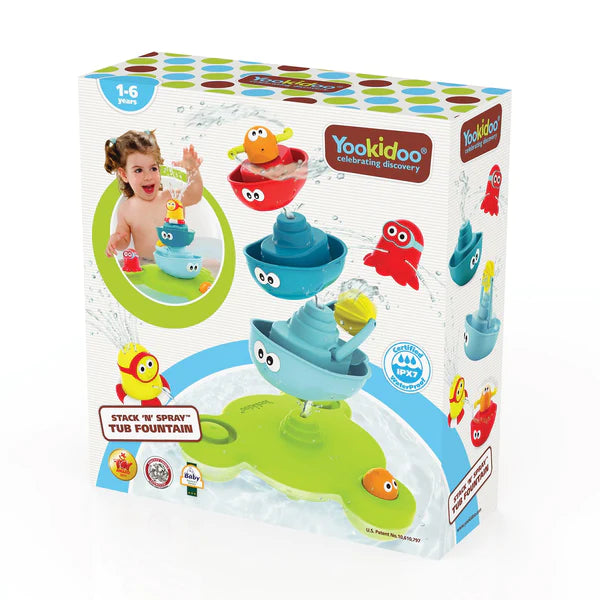 Yookidoo Stack 'N' Spray Tub Fountain