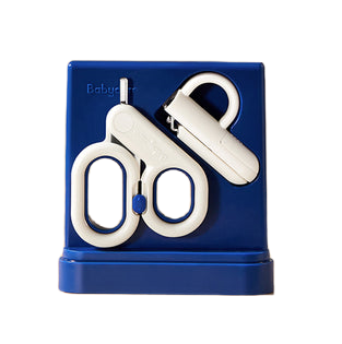 Bc Babycare nail care kit 4-piece set in blue box with white tools