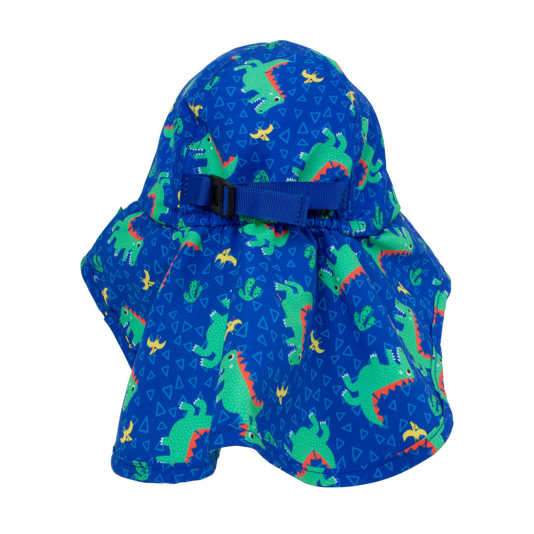 ZOOCCHINI BABY/TODDLER CAPE SUN HAT-DINOSAUR - baby enRoute
