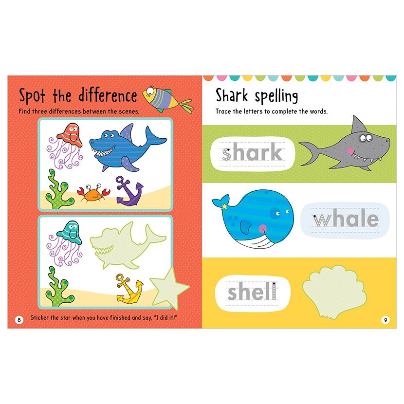 MAKE BELIEVE IDEAS BIG STICKERS FOR LITTLE HANDS BLUE