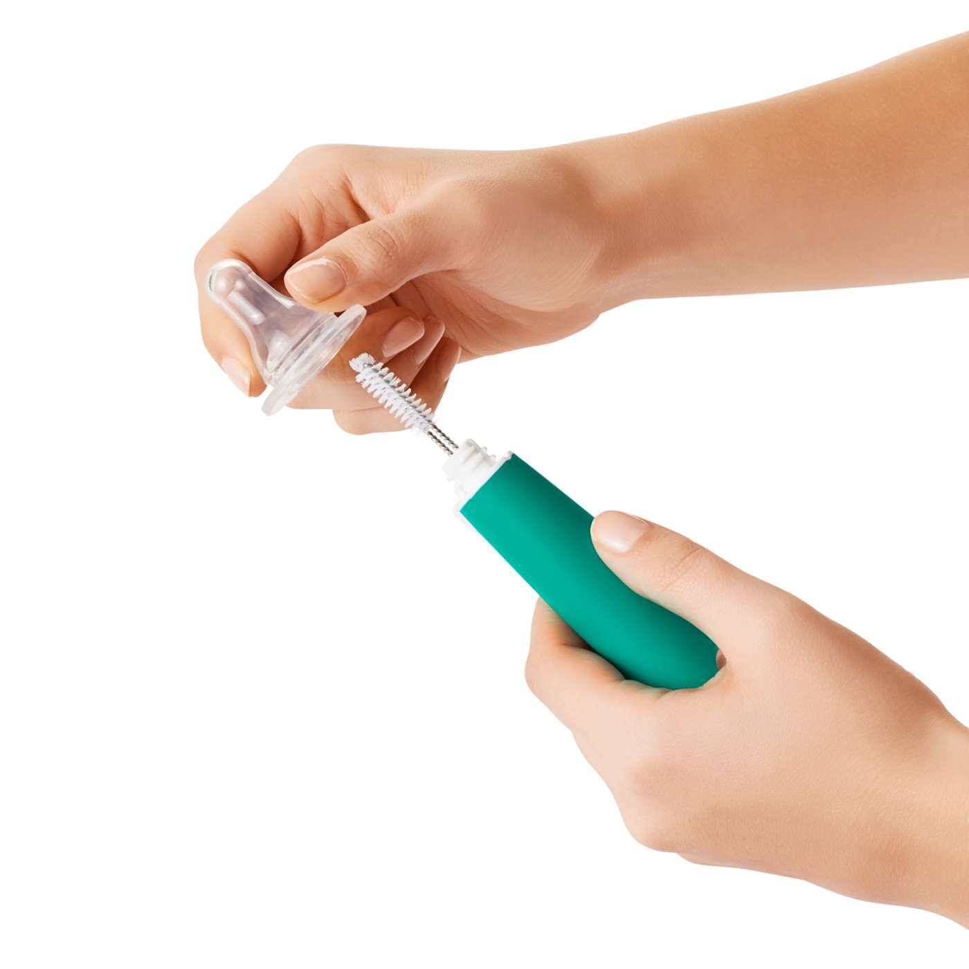 OXO TOT SOAP DISPENSING BOTTLE BRUSH W/STAND